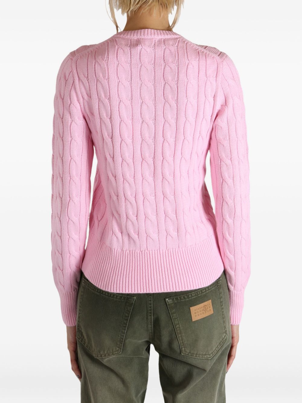 cable-knit cardigan 211971868010 CARMEL PINK POLO RALPH LAUREN 