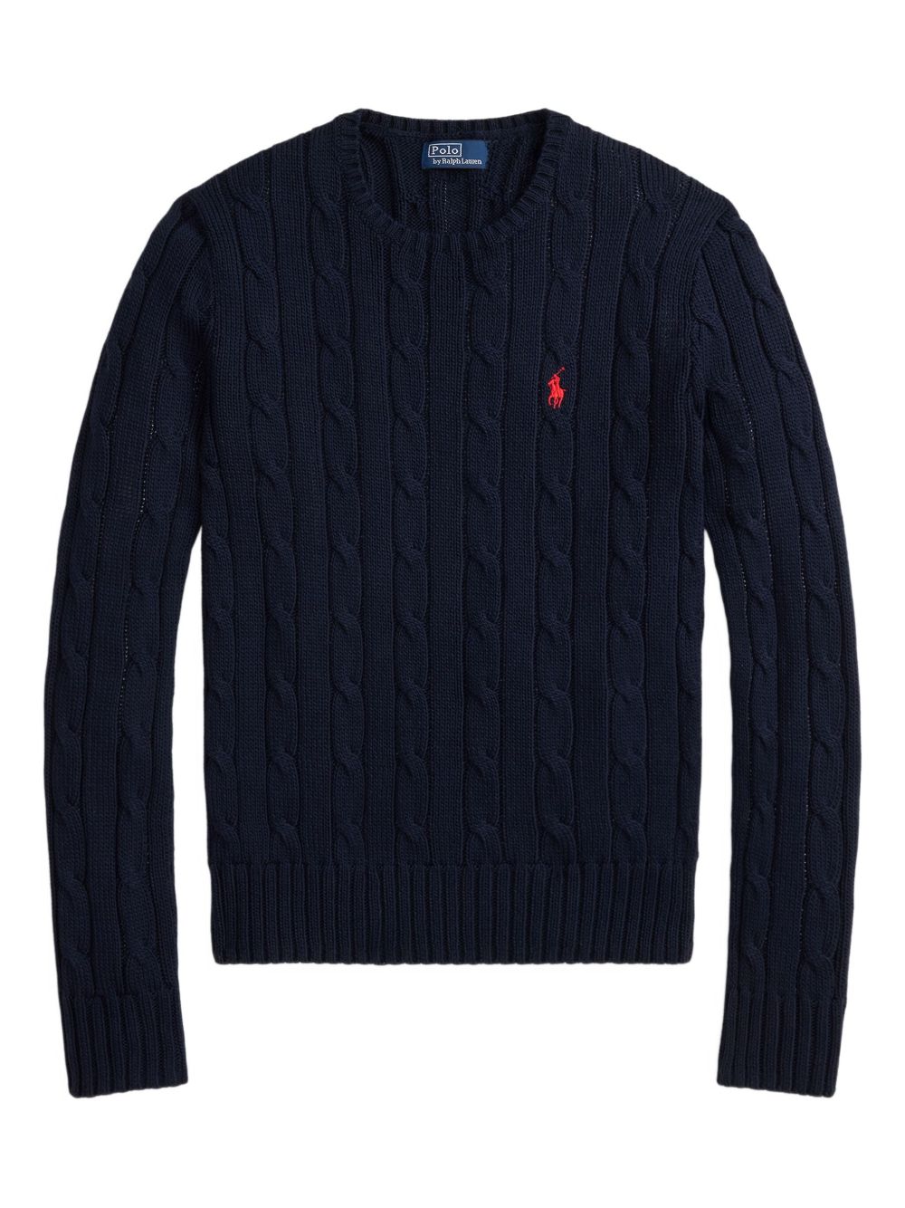 cable-knit cotton sweater 211971869008 HUNTER NAVY POLO RALPH LAUREN 
