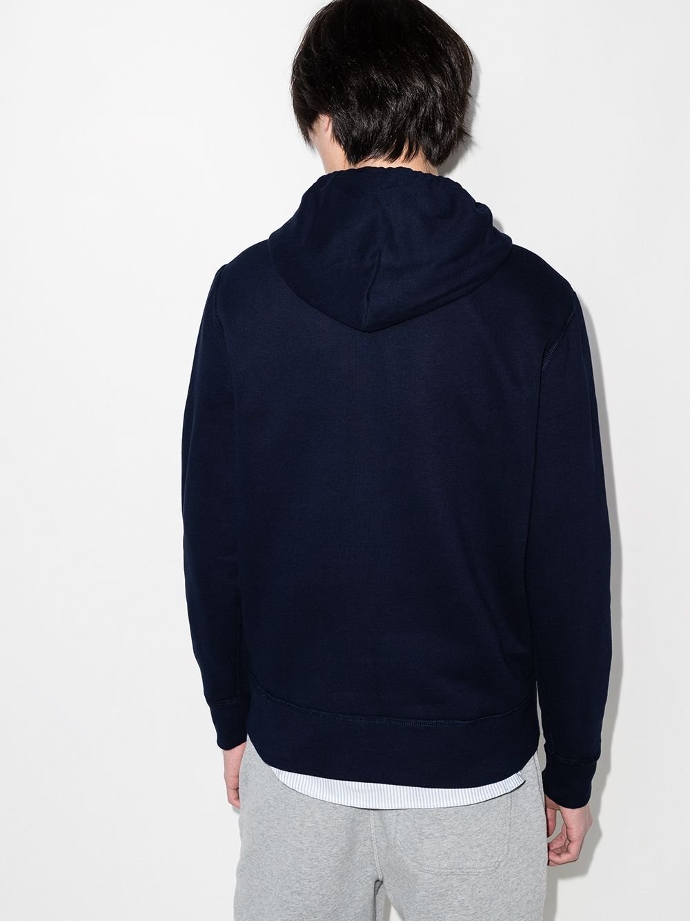 logo-embroidered drawstring hoodie 710766778007 CRUISE NAVY POLO RALPH LAUREN 