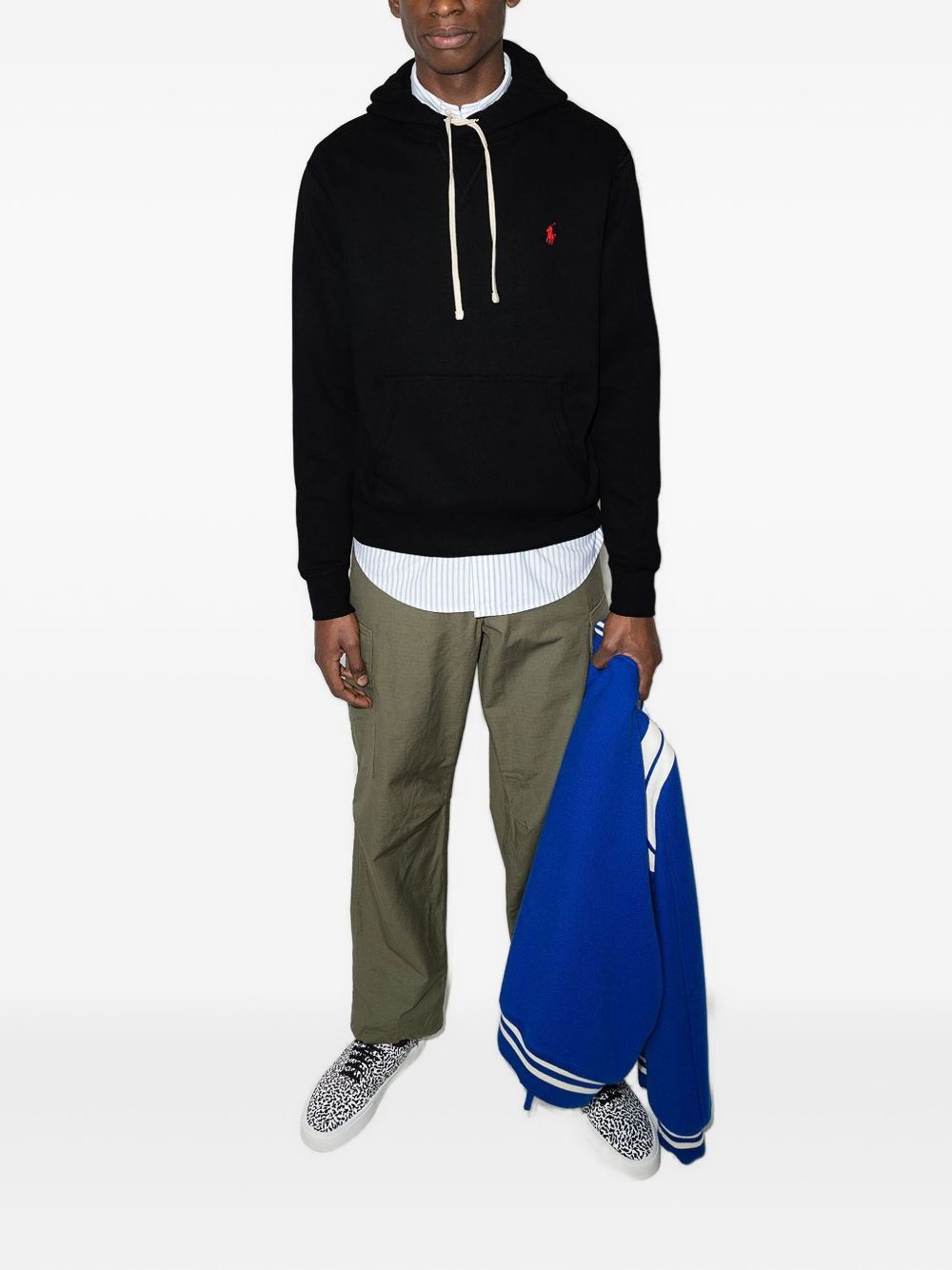 Cotton blend hoodie 710766778008 POLO BLACK POLO RALPH LAUREN 
