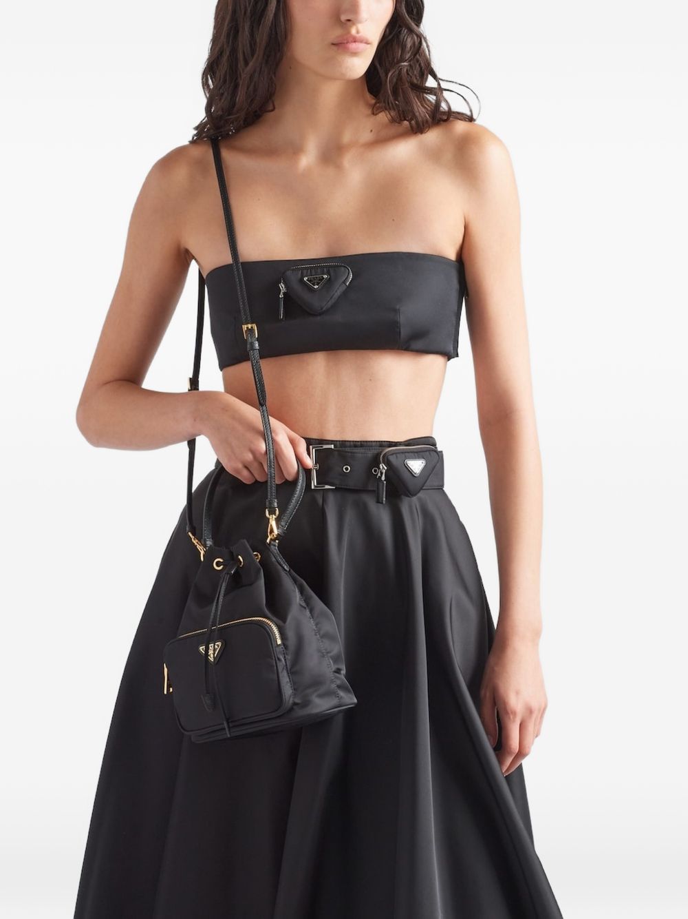 Prada Duet Re-Nylon bucket bag 1BH038RV44 V-UOPF0002 PRADA 
