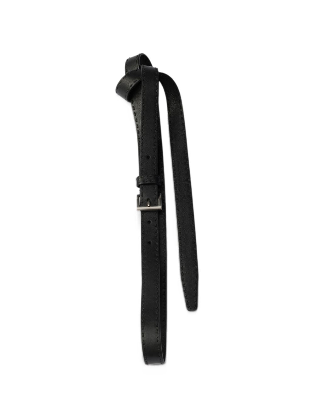 Antiqued leather belt 1CC7322ZQ4 F0002 PRADA 