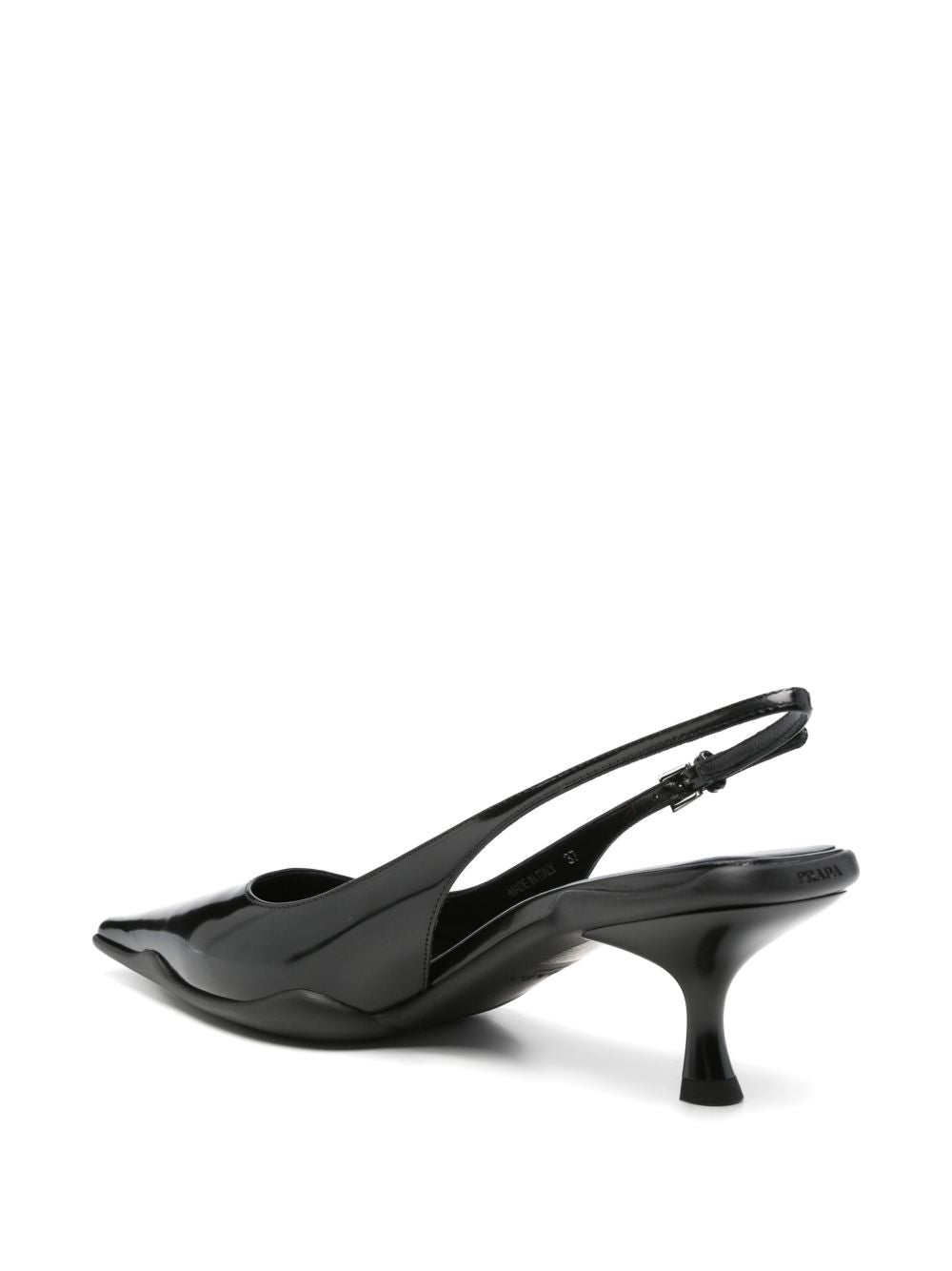 Brushed leather slingback pumps 1I659O055 F-055F0002 PRADA 
