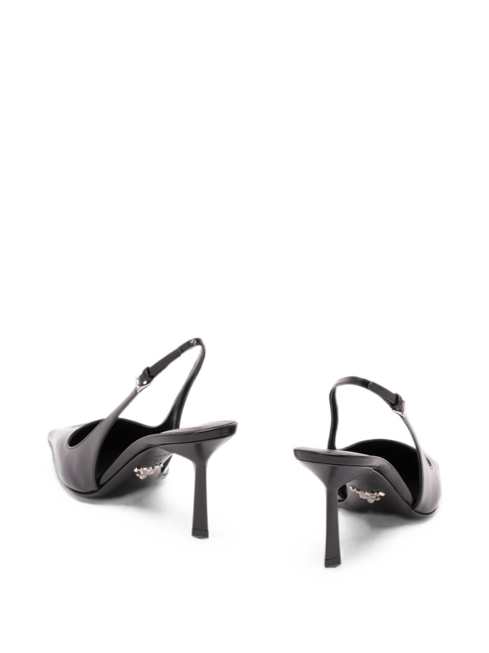Brushed leather slingback pumps 1I673O055 F-075F0002 PRADA 