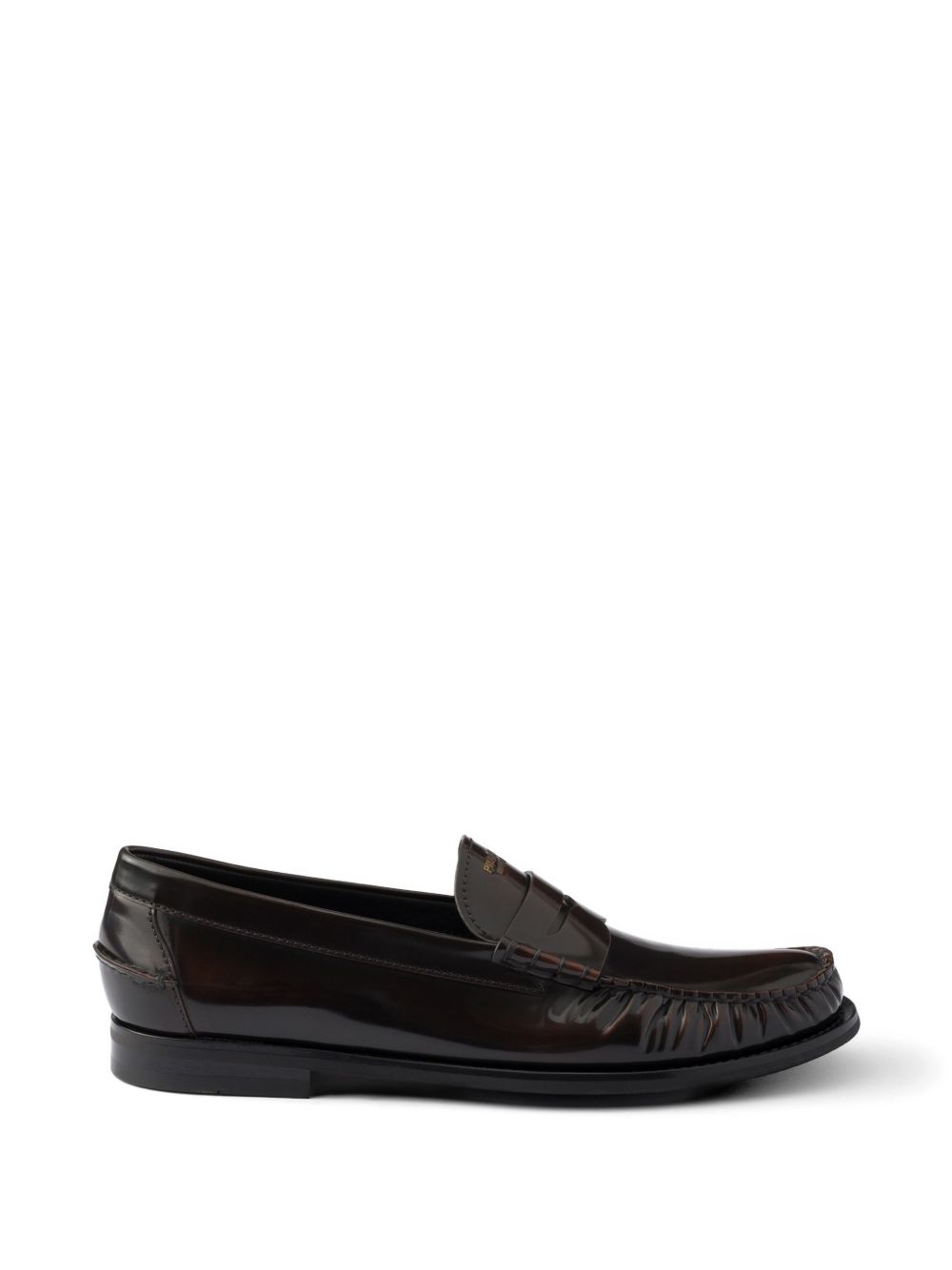 Brushed leather loafers 2DB239055 F-X000F0038 PRADA 