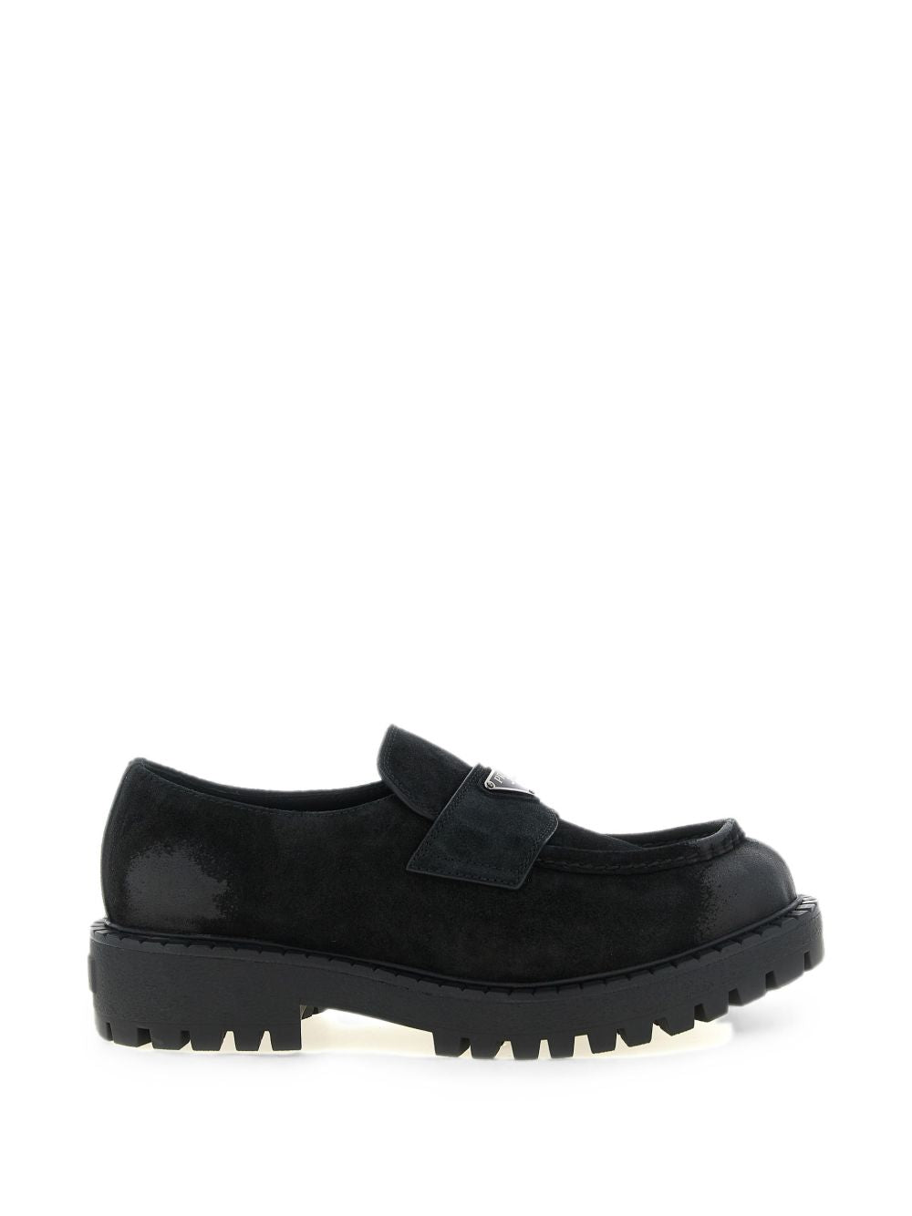 Aged suede loafers 2DE1510B2 F-G001F0002 PRADA 