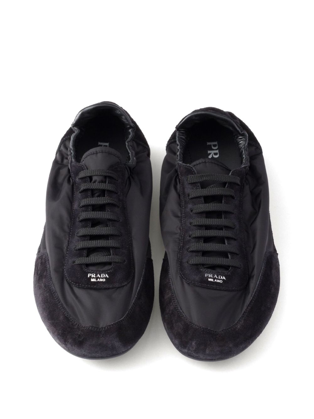 Collapse Re-Nylon and suede sneakers 2EG479D7C F-G001F0002 PRADA 