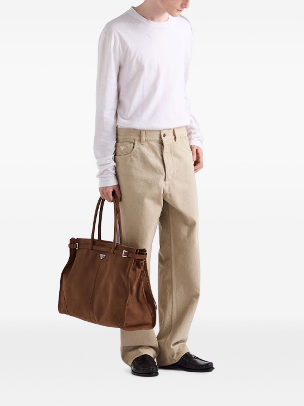 Five-pocket old denim jeans GEP4461954 S-UMOF0630 PRADA 