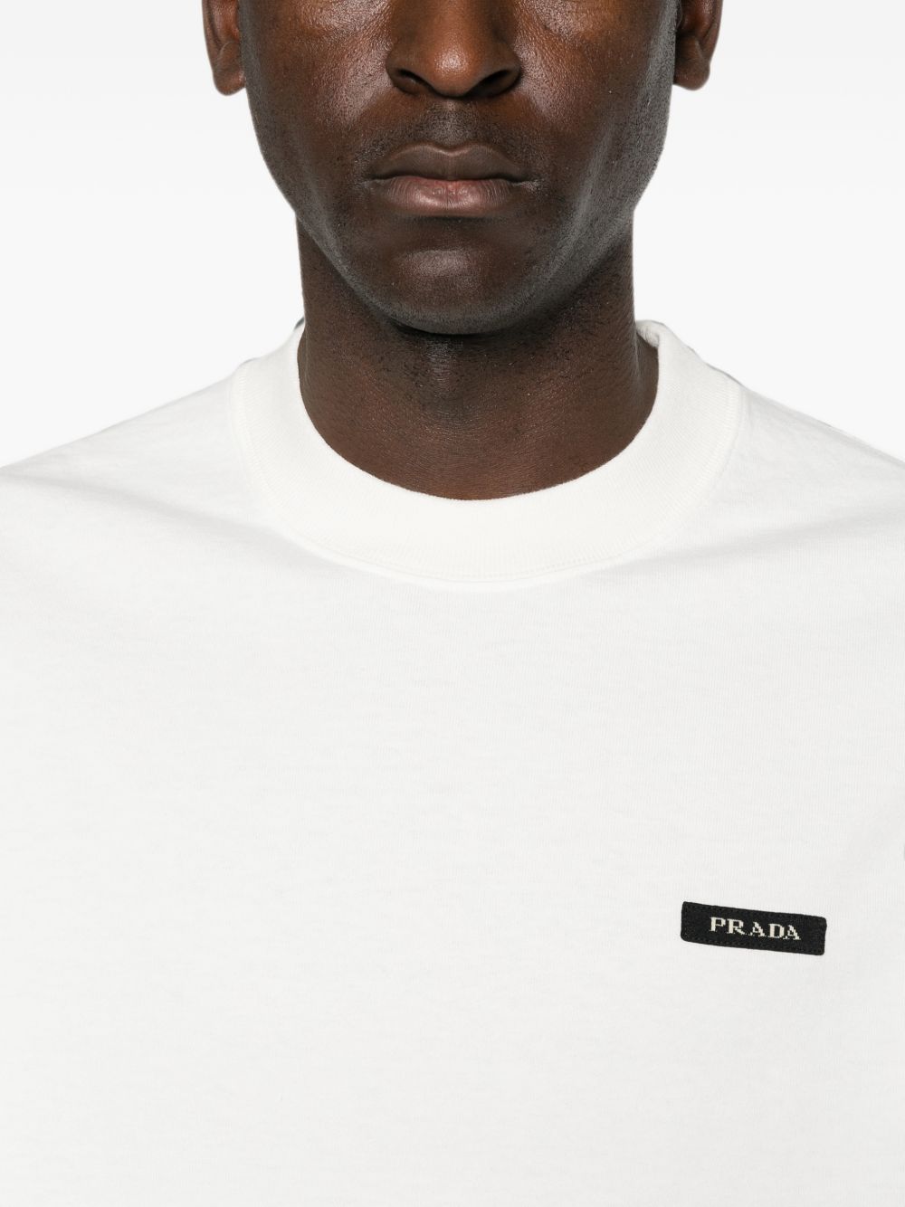 Long-sleeved cotton T-shirt UJL47D6281 S-OOOF0009 PRADA 