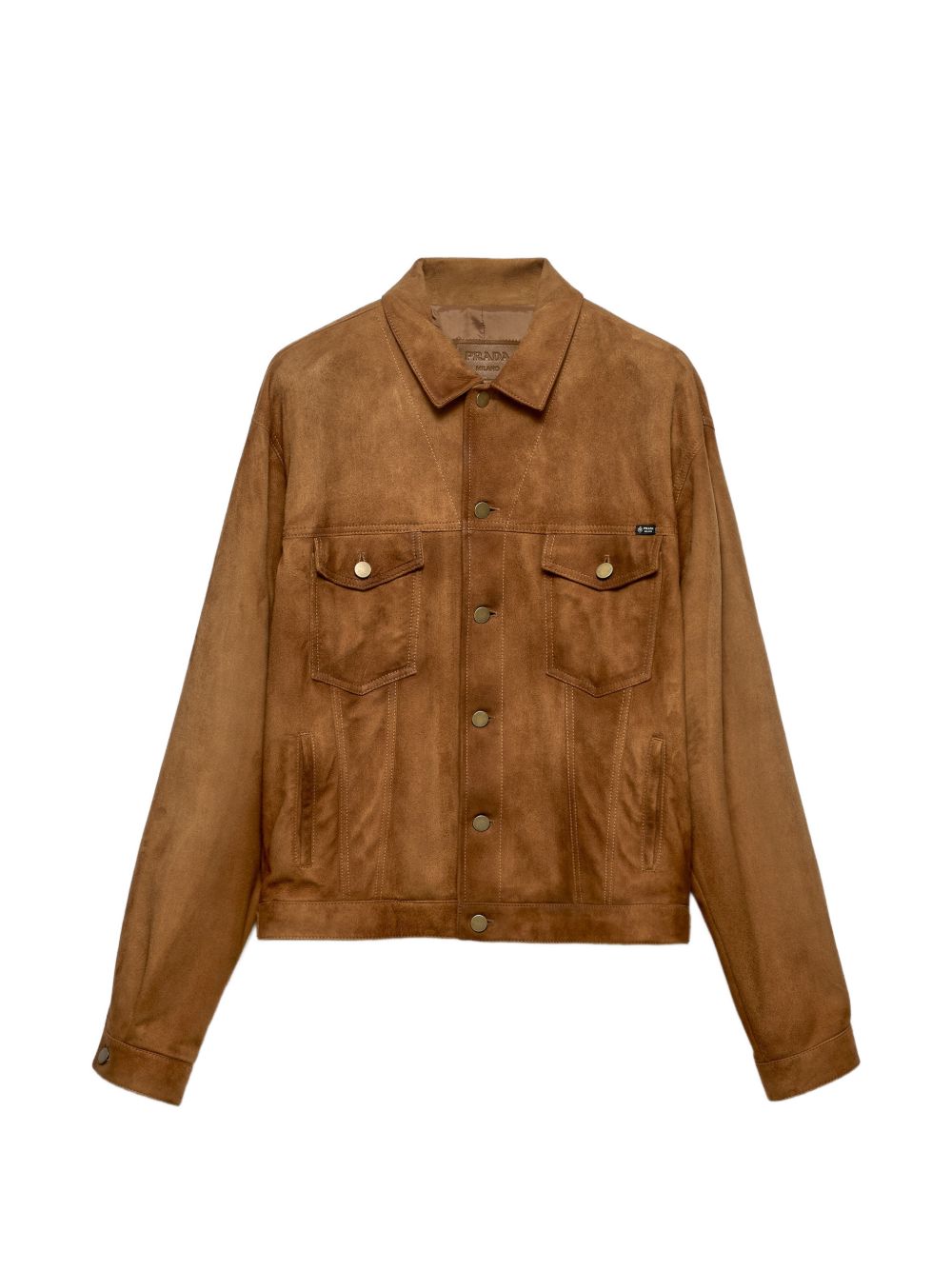 Men's suede jacket UPW621162O S-OOOF0005 PRADA 