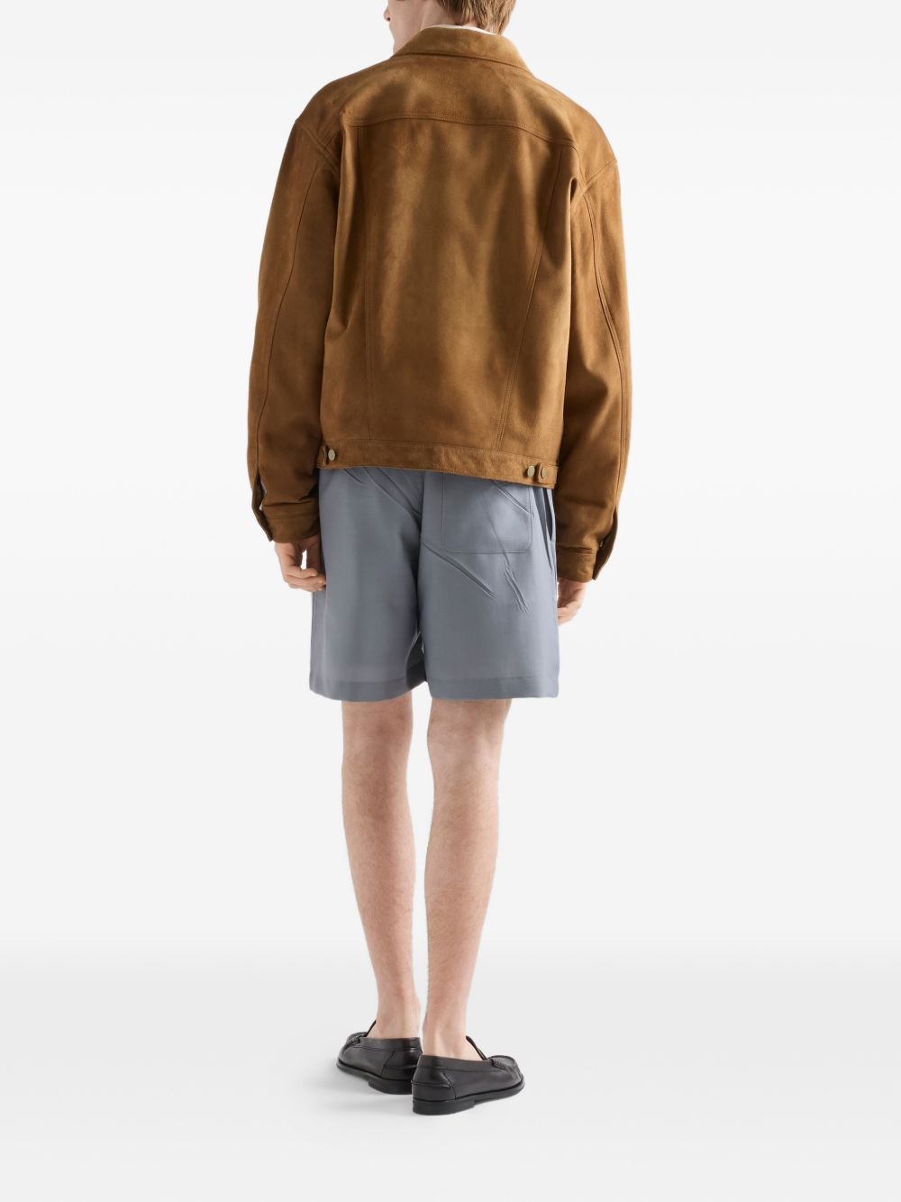 Men's suede jacket UPW621162O S-OOOF0005 PRADA 