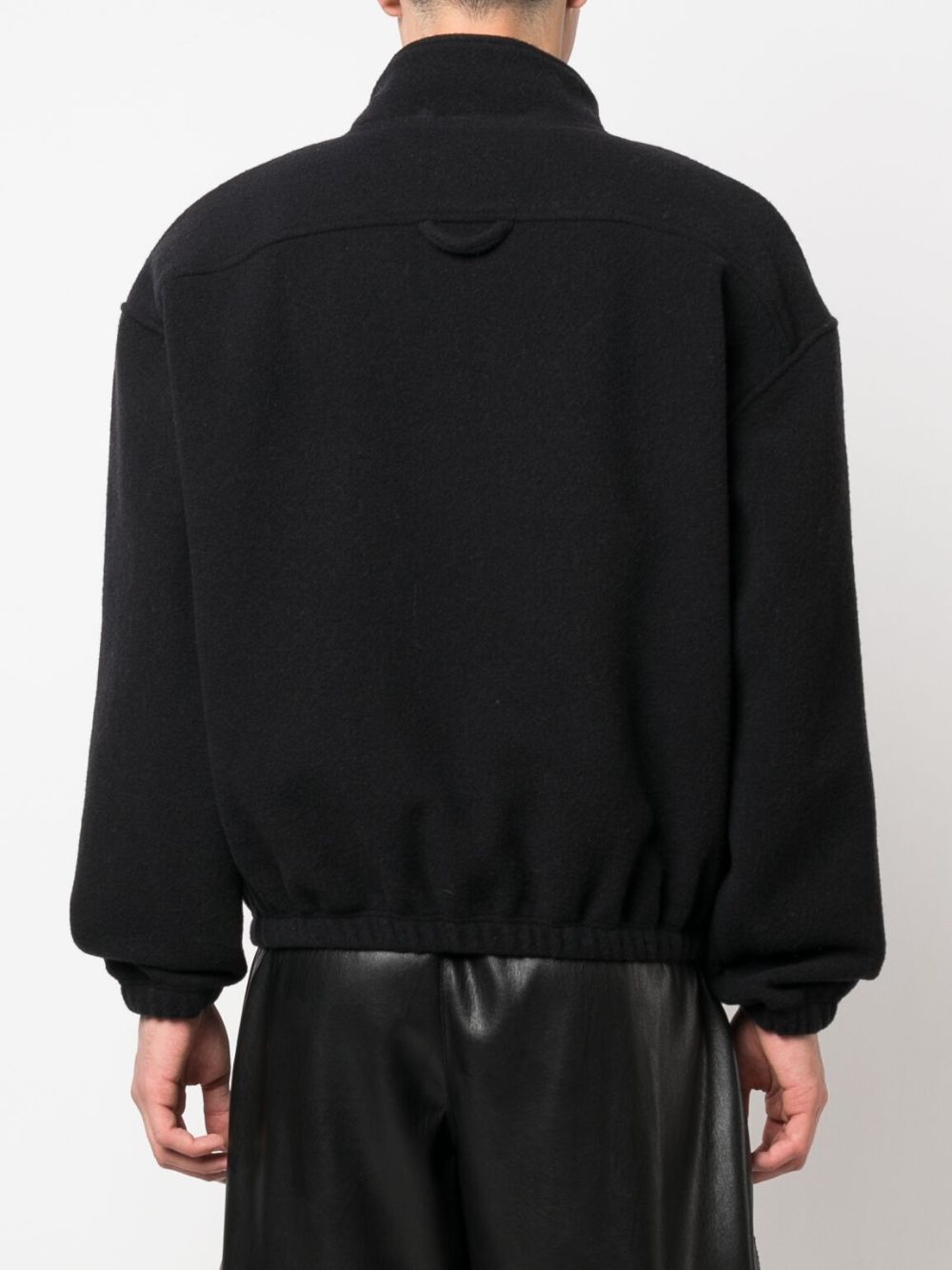 FLEECE half-zip sweater NFL1 X02BLACK RIER 