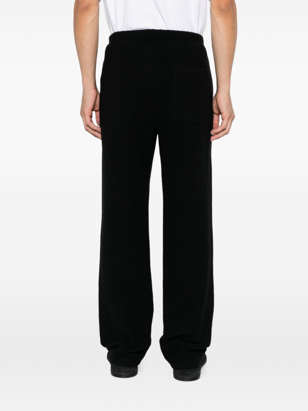 Elasticated-waist trousers TRS37 X02BLACK RIER 