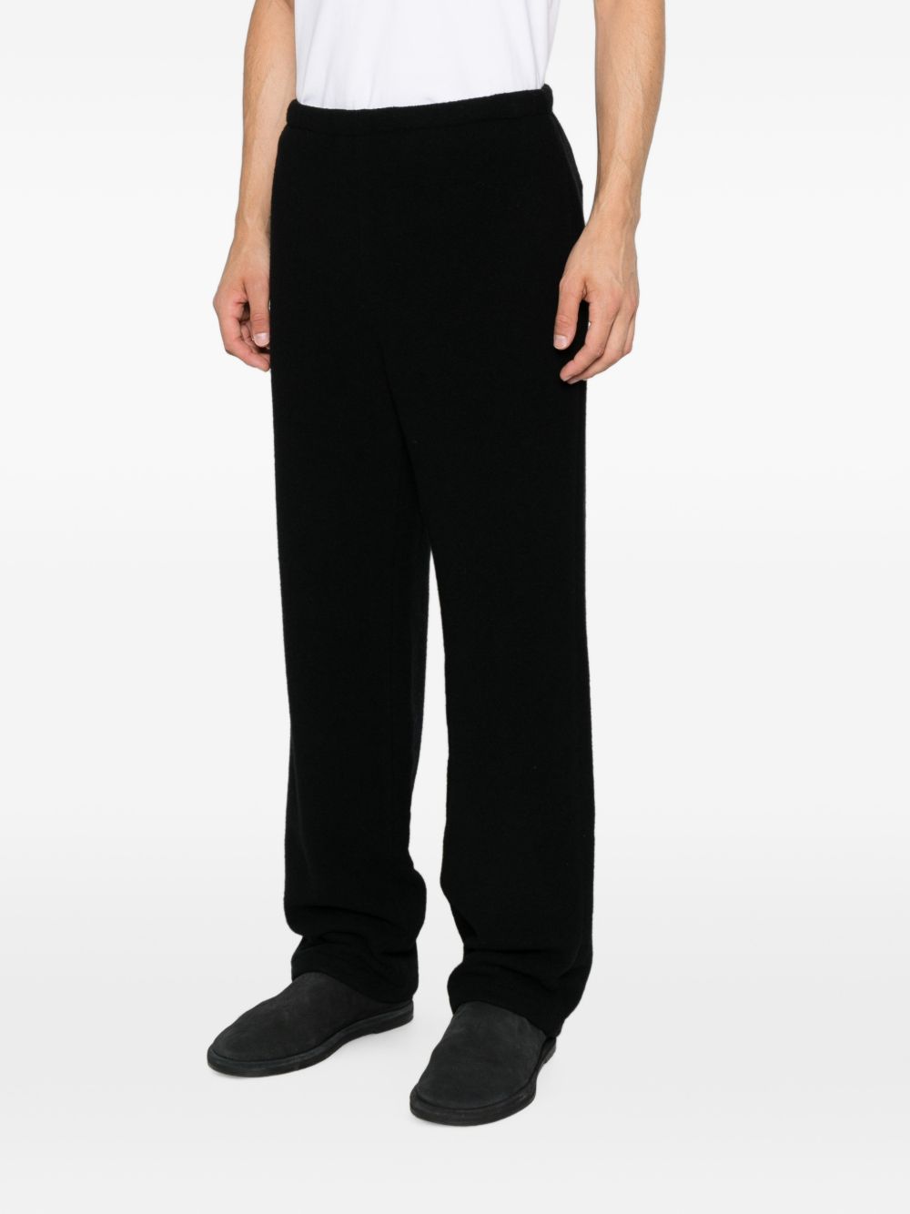 Elasticated-waist trousers TRS37 X02BLACK RIER 