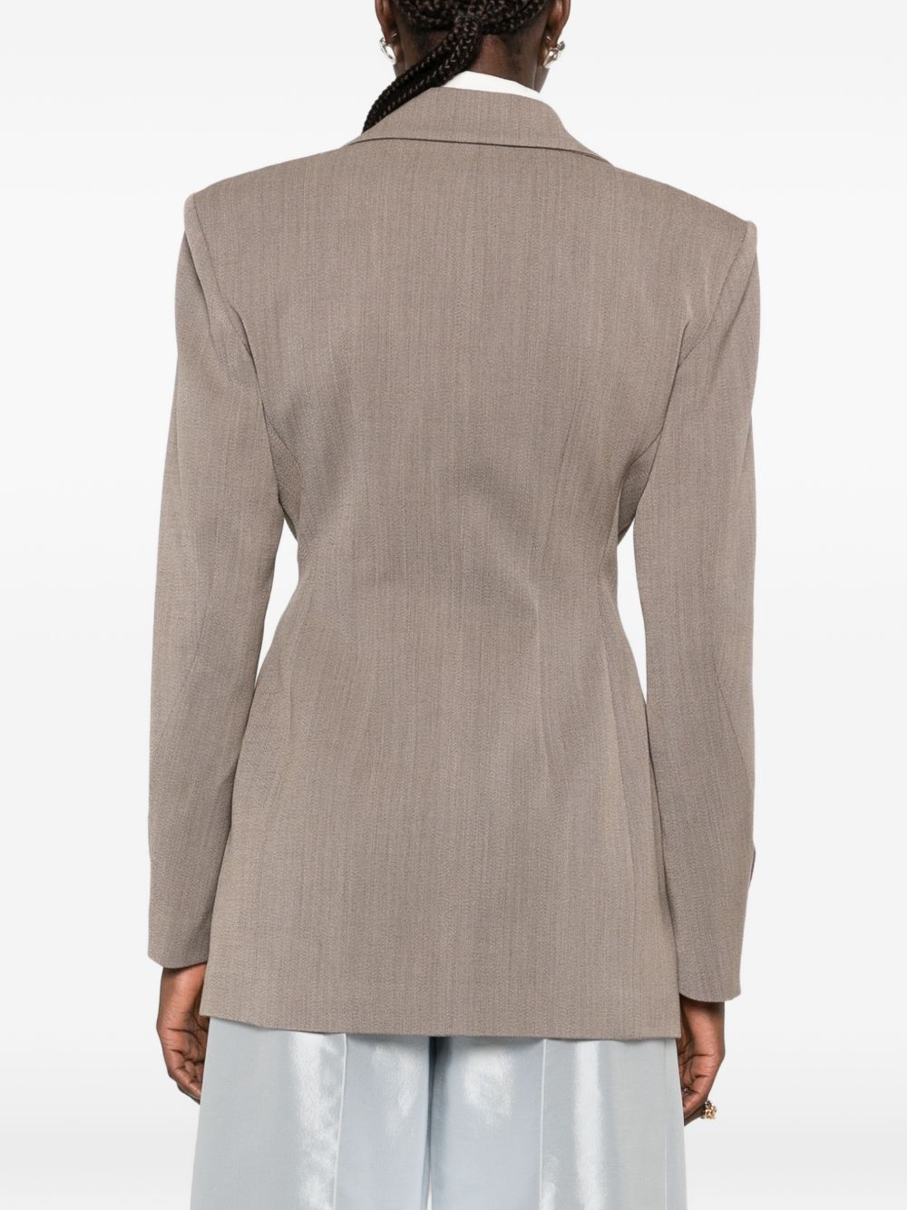 Single-breasted buttoned blazer SWJ0163 TWS00178015 SEAFARER 