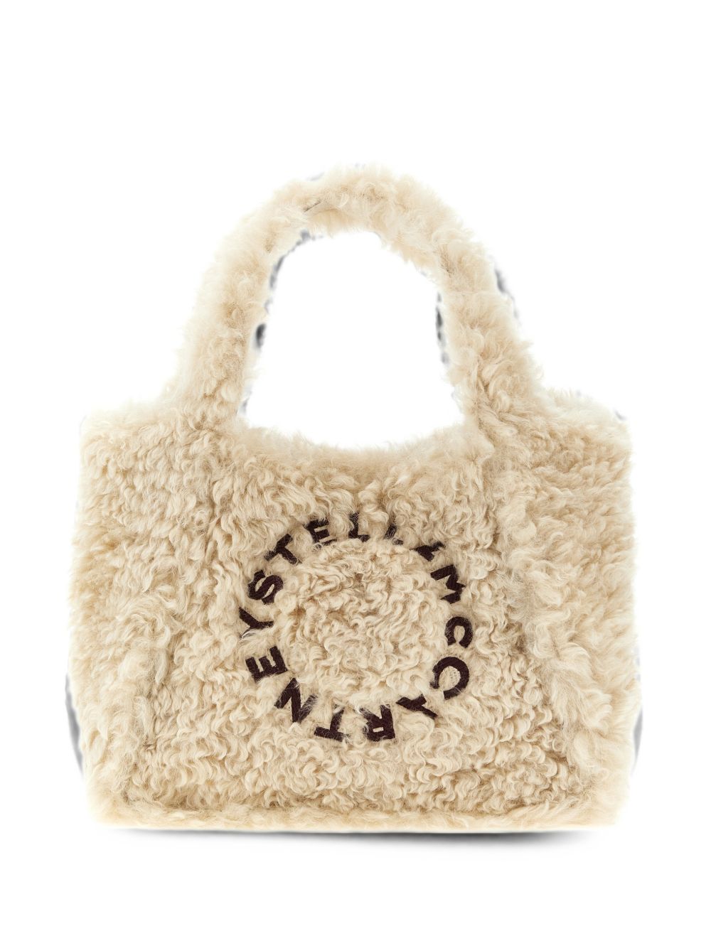 Teddy-effect tote bag 513860 WP07479561 STELLA McCARTNEY 