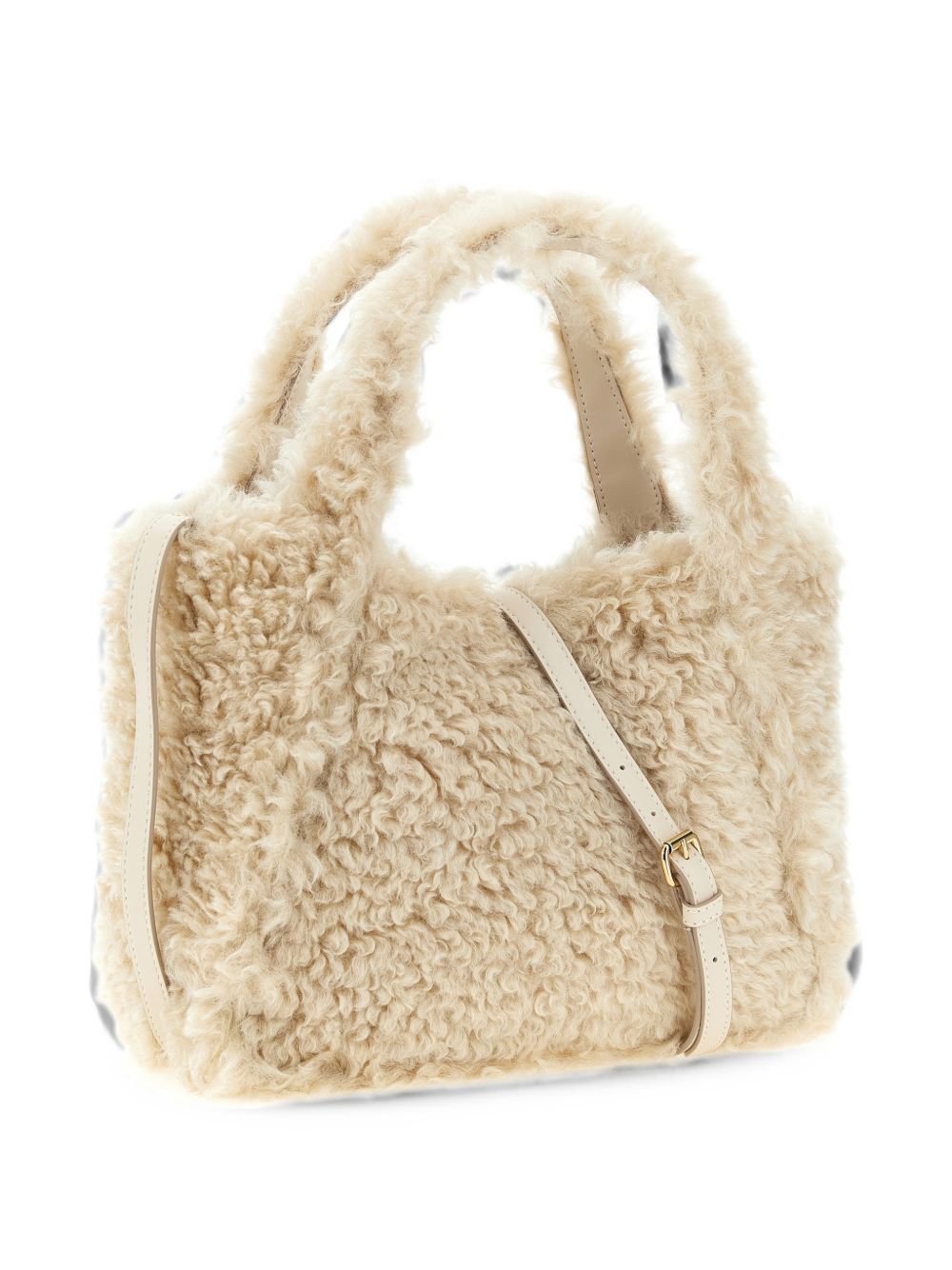 Teddy-effect tote bag 513860 WP07479561 STELLA McCARTNEY 