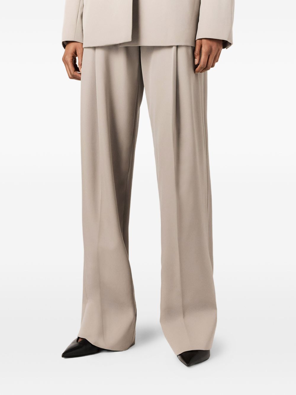 Pleated straight satin trousers 644024 3HU7041128 STELLA McCARTNEY 