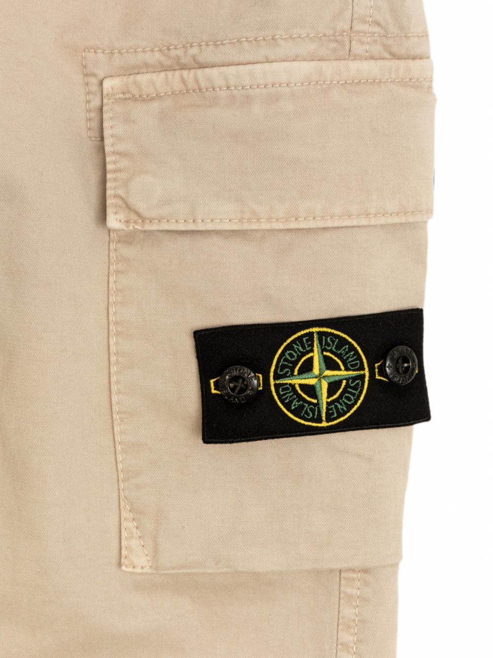Logo-patch cargo pants L2S163100003 S0198V019A STONE ISLAND KIDS 