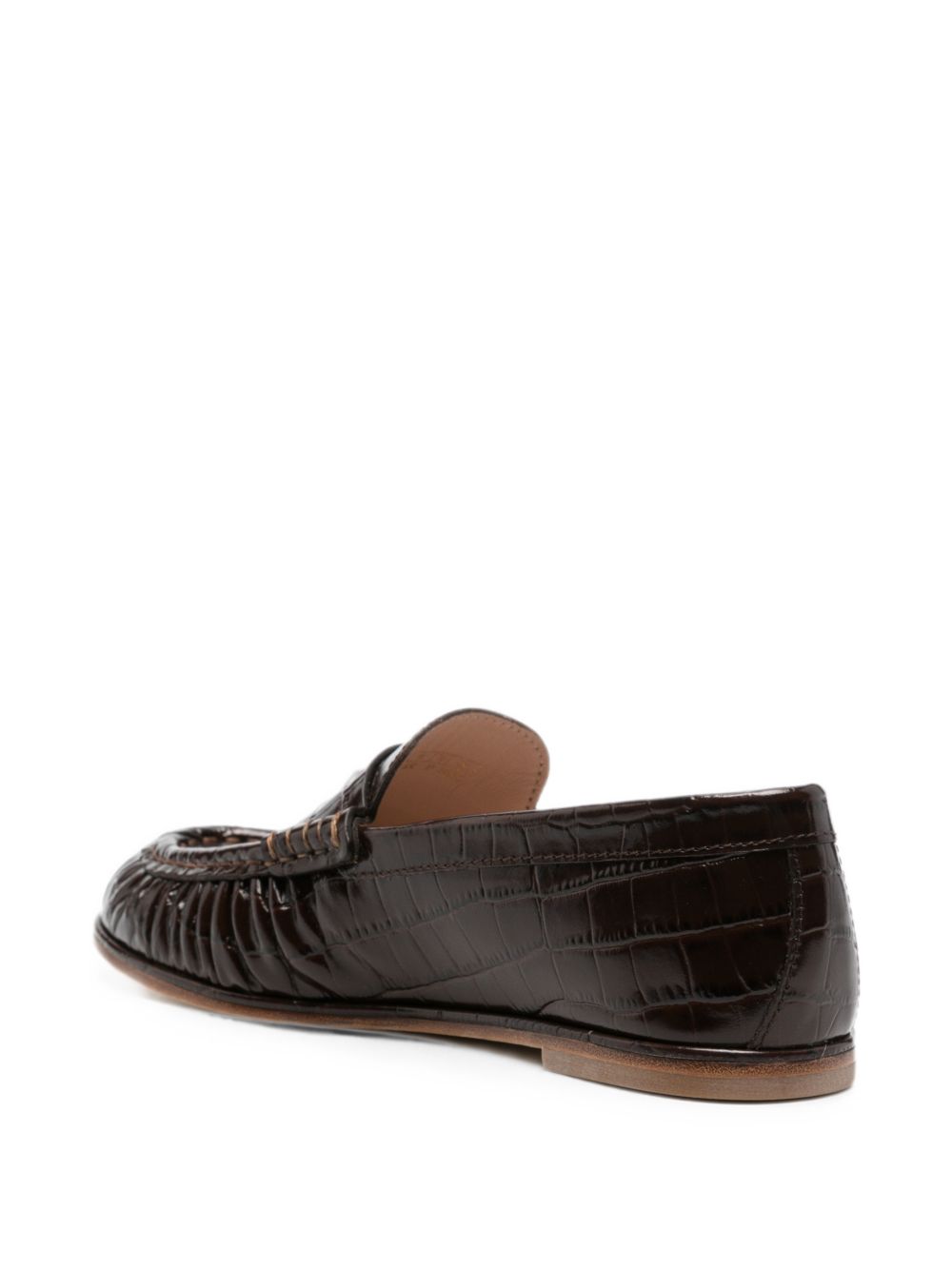 SPENCER croc-effect loafers SO351 WAL STUART WEITZMAN 