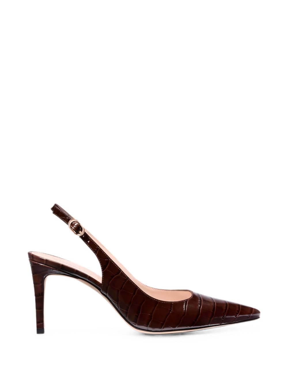 POWER slingback croc-effect pumps SO386 WAL STUART WEITZMAN 