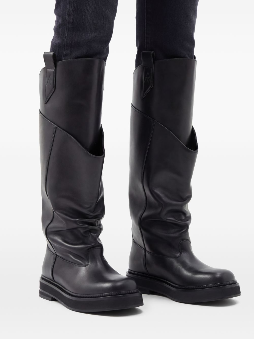 New Robin Passeggiata combat boot 260WSH00902 LBT019AA100 THE ATTICO 