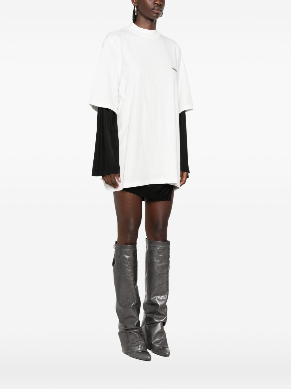 Oversized cotton T-shirt 261WCT00360 JJJ025AA001 THE ATTICO 