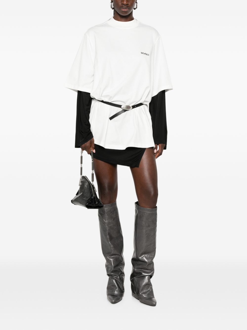 Oversized cotton T-shirt 261WCT00360 JJJ025AA001 THE ATTICO 