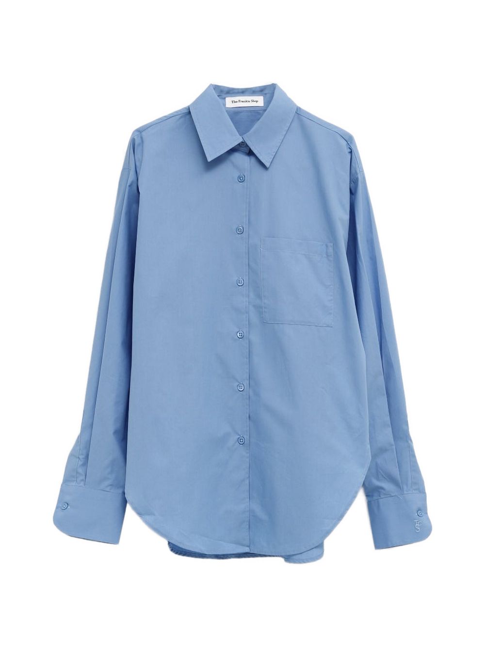LUI organic cotton shirt CHFS071303000 BLUE THE FRANKIE SHOP 