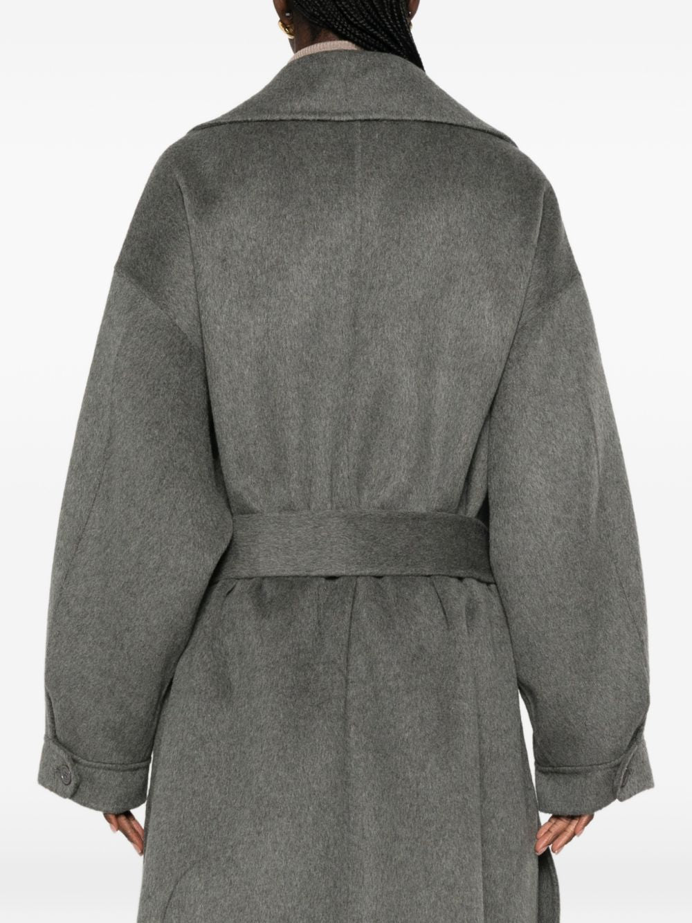 ISSEN wool trench coat COFS22686103 GREY THE FRANKIE SHOP 