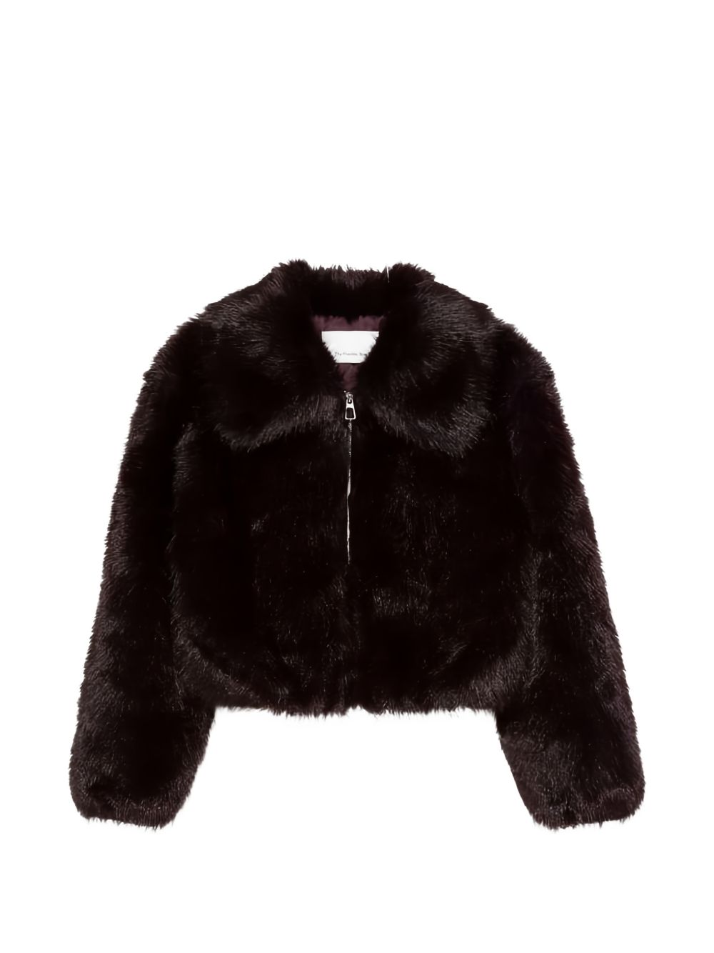 HOPE faux fur jacket JAFS041292880 DARK PLUM THE FRANKIE SHOP 