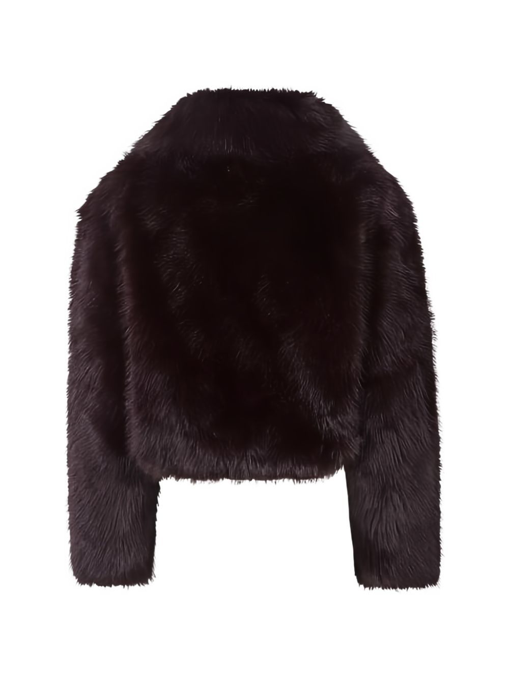 HOPE faux fur jacket JAFS041292880 DARK PLUM THE FRANKIE SHOP 