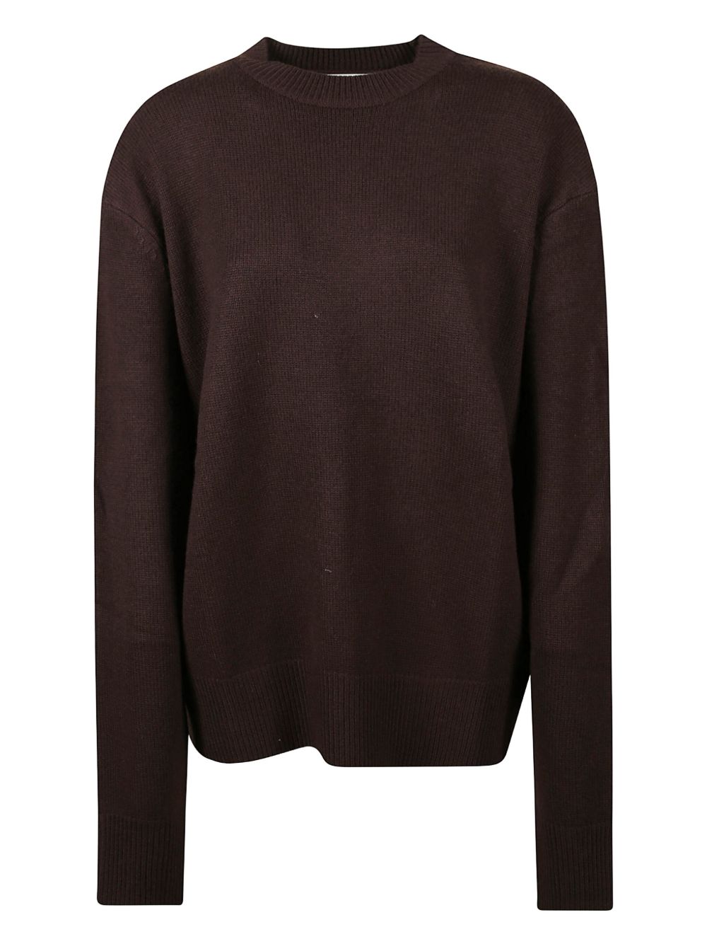Rafaela padded-knit sweater KNFS21174201 DARK BROWN THE FRANKIE SHOP 