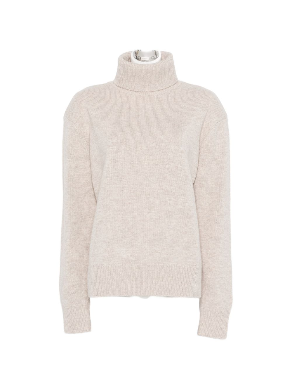 GALA roll-neck sweater KNFS22724049 LIGHT BEIGE THE FRANKIE SHOP 