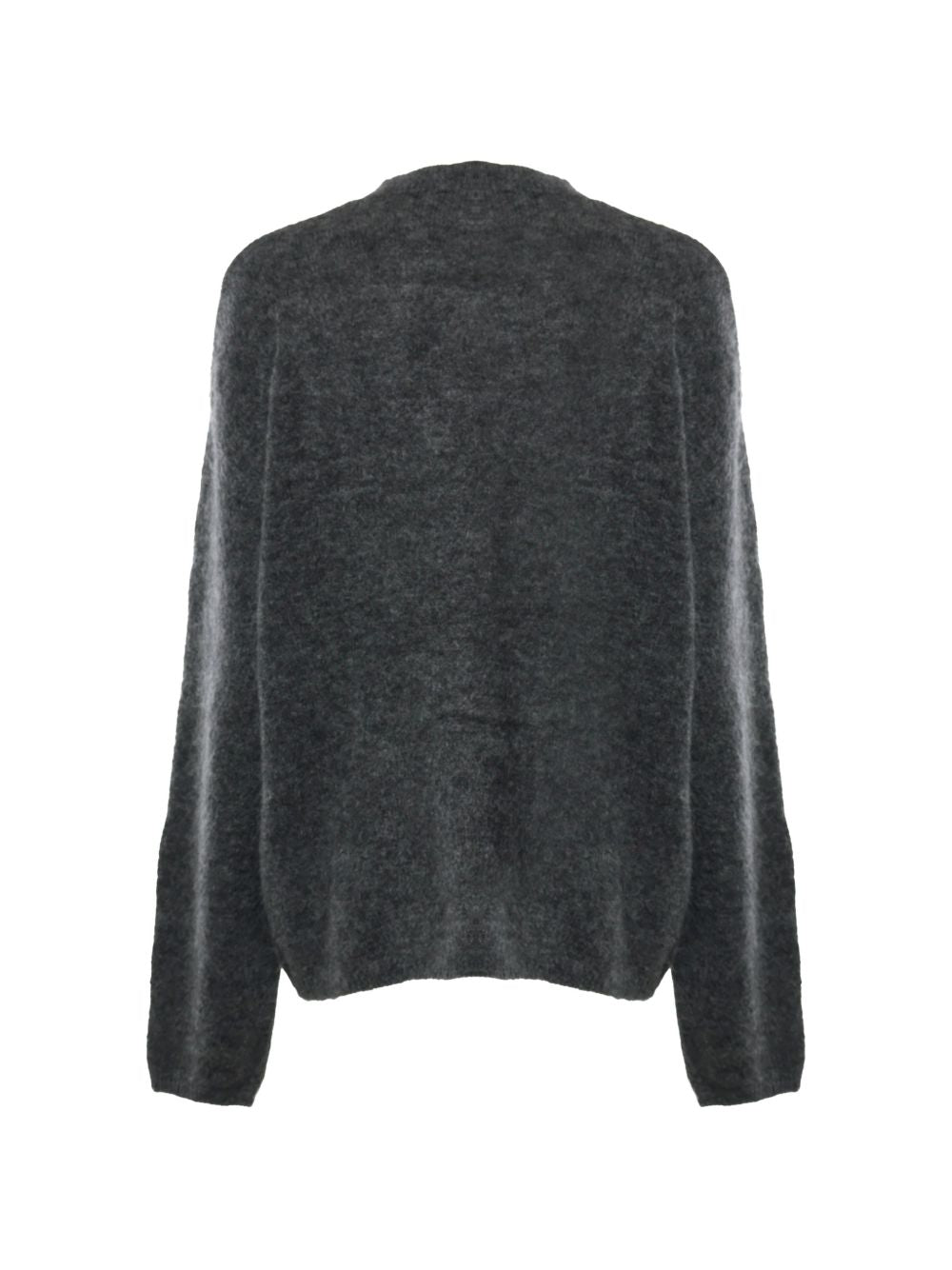 TIMEA fuzzy sweater KNFS22858101 DARK GREY THE FRANKIE SHOP 