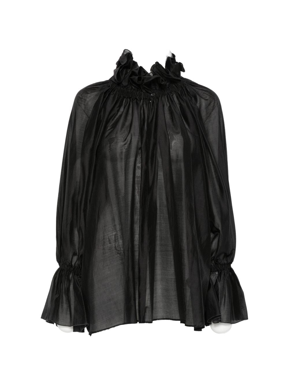 ESTELLE ruffled high-neck blouse TLW04027T0161LNTP T0002 THE LATEST 