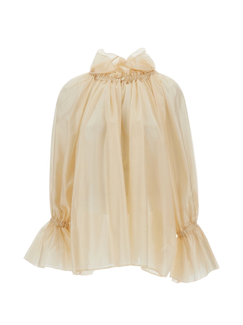 ESTELLE ruffled high-neck blouse TLW04027T0161LNTP T0343 THE LATEST 