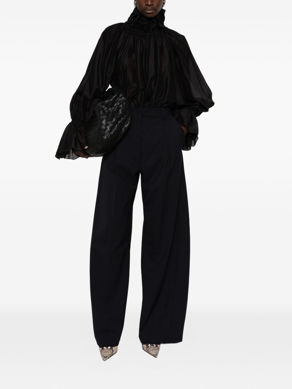 E-BILLIE pleated tailored trousers TLWE3111W0206ABTP T0457 THE LATEST 