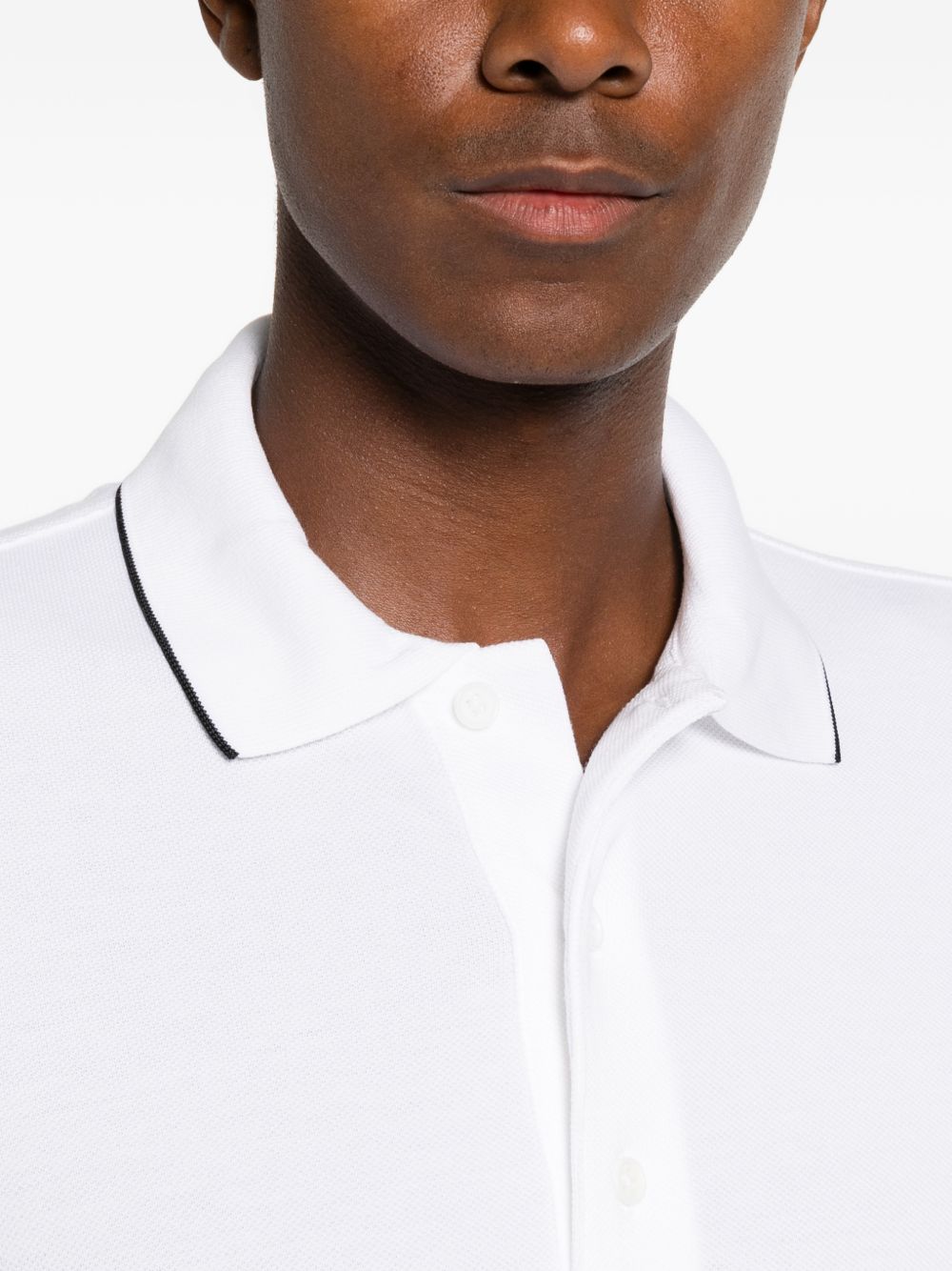 tipping-detail polo shirt JPS019 JMT015WNA TOM FORD 
