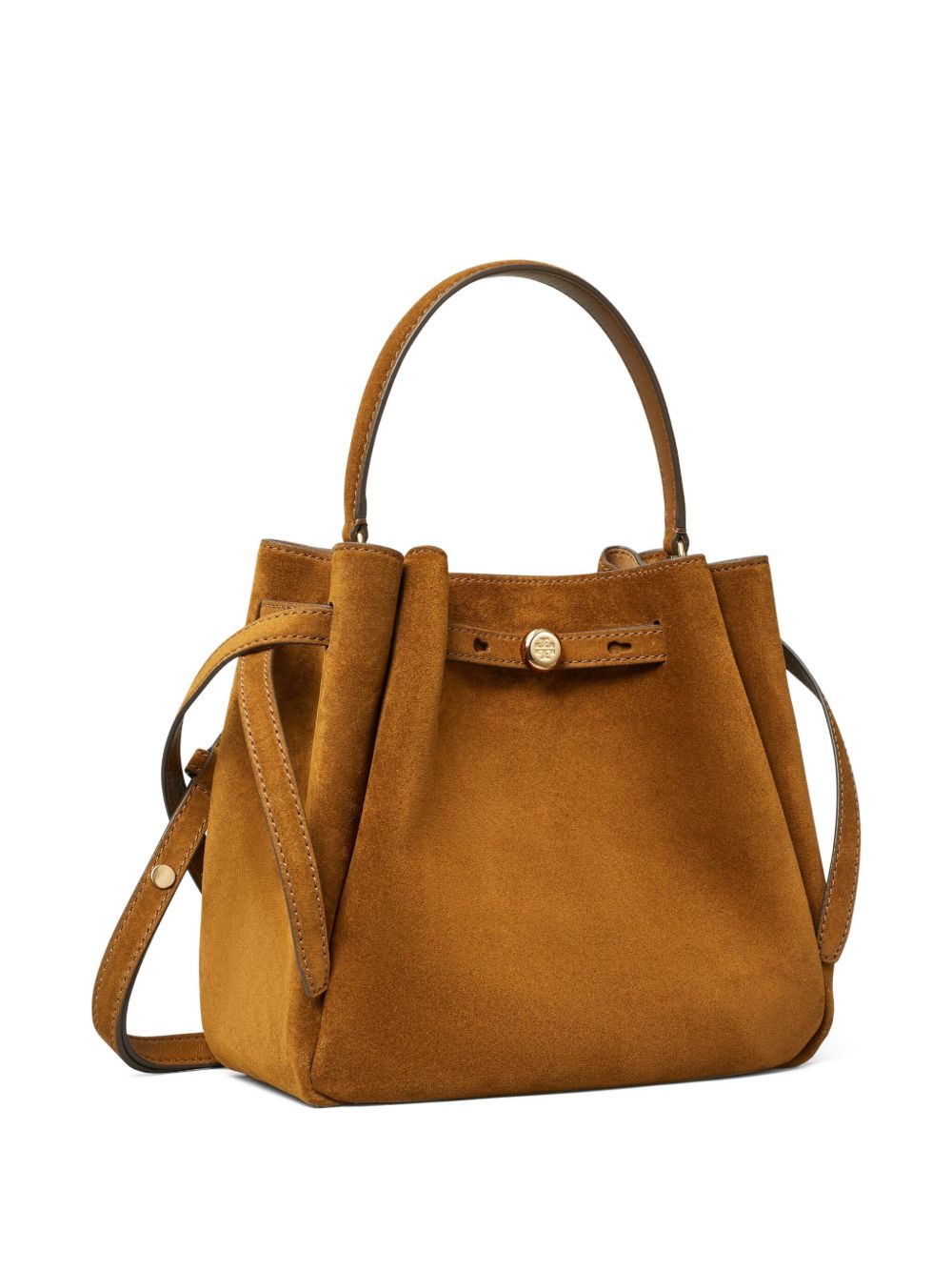 LARGE ROMY SUEDE BUCKET BAG 174221 200 TORY BURCH 