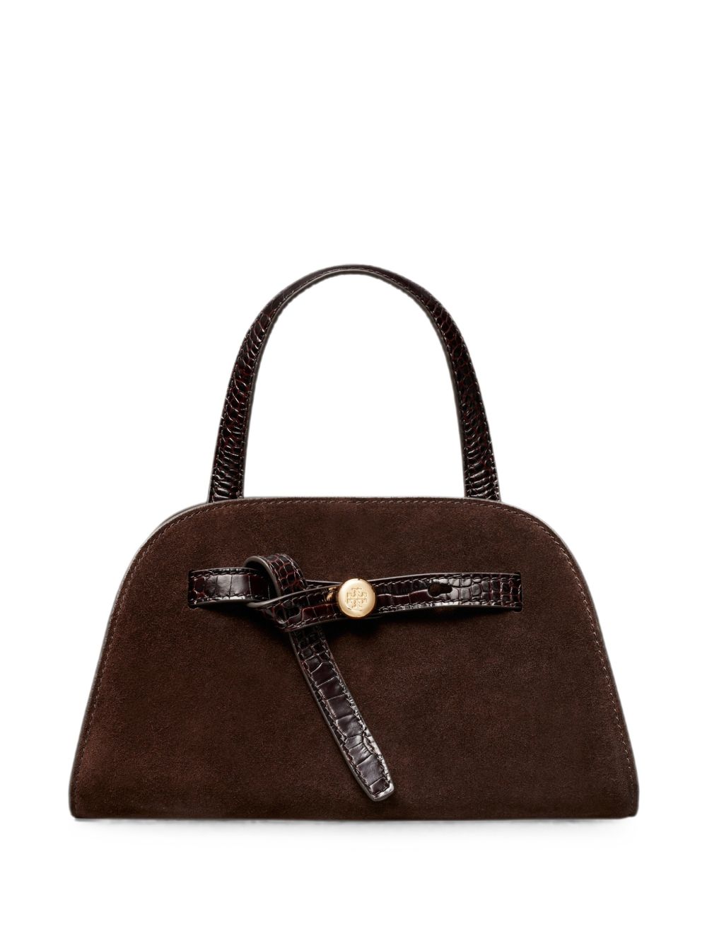 Small ROMY suede bauletto 183362 201 TORY BURCH 