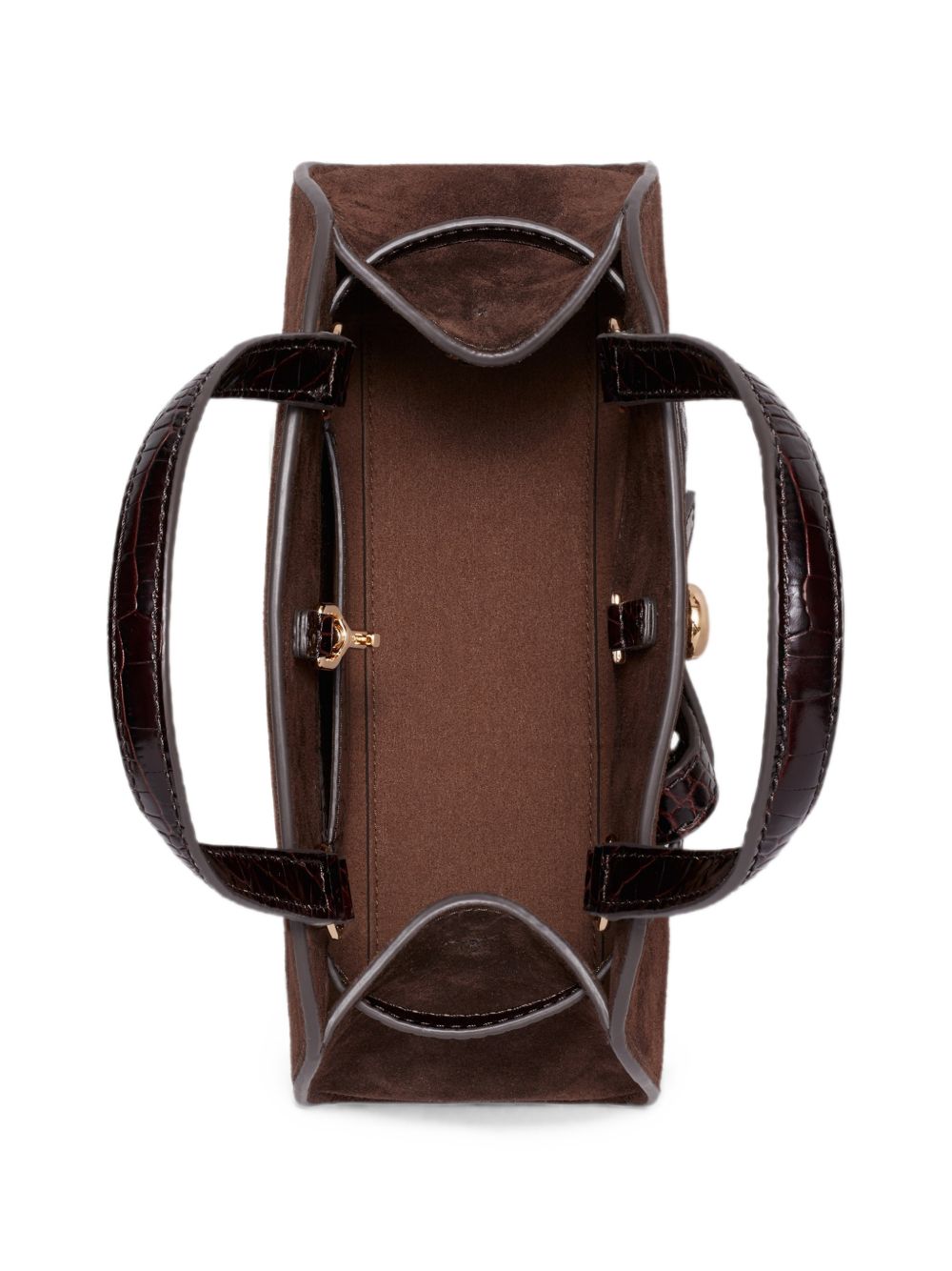 Small ROMY suede bauletto 183362 201 TORY BURCH 