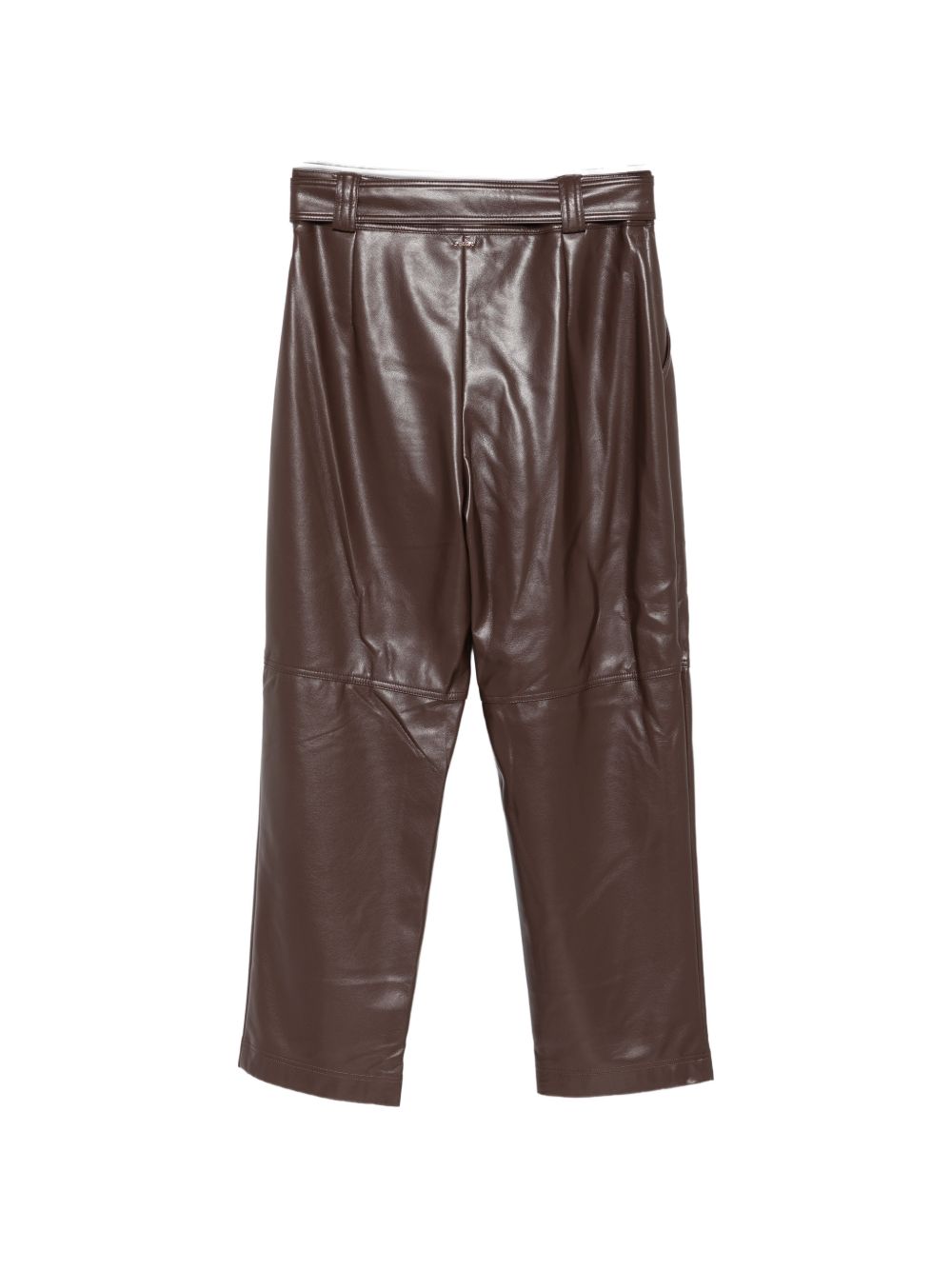 Faux leather trousers with belt 262TP2051 S1688313411 TWINSET 