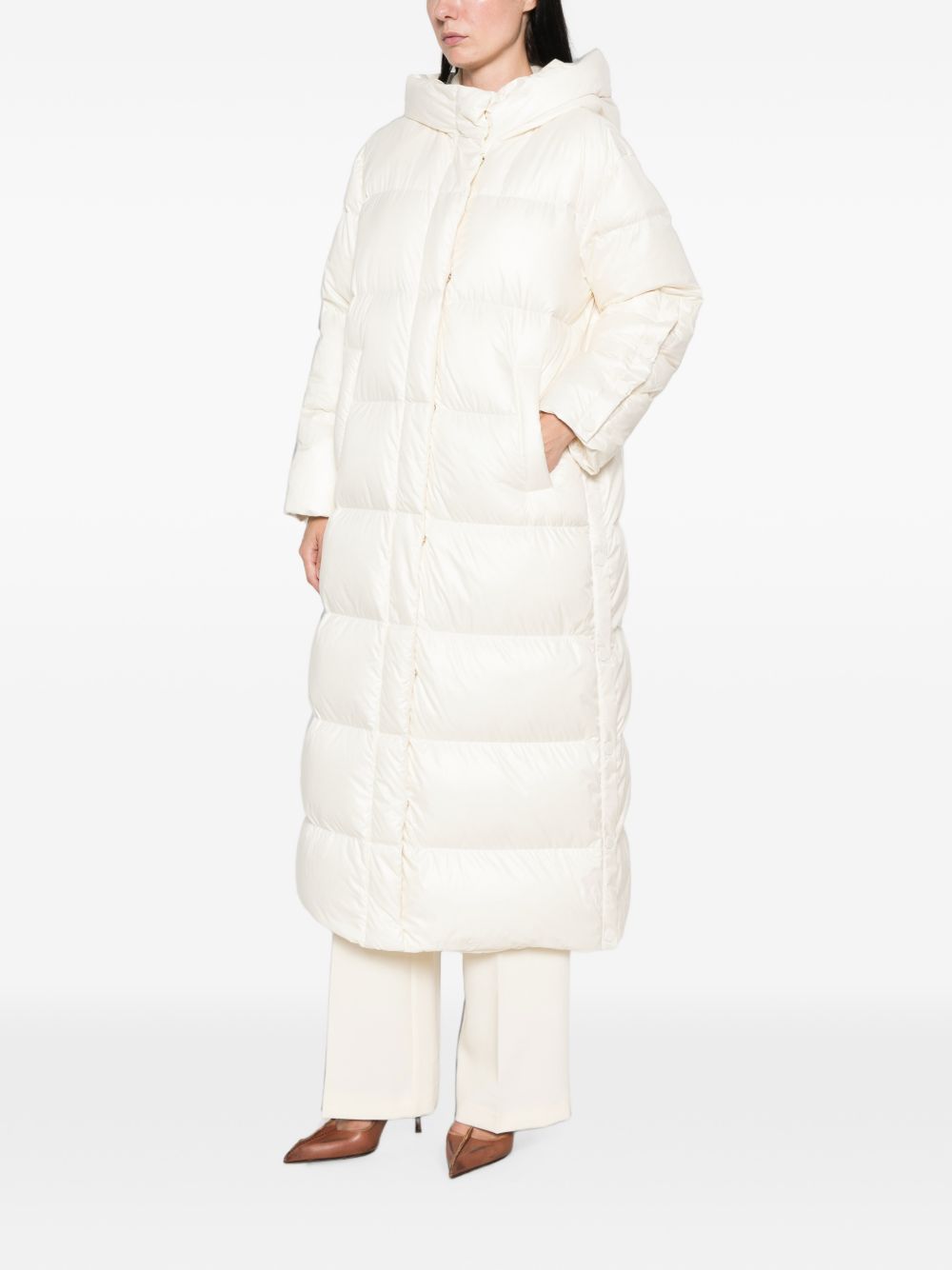 Quilted hooded coat 262TP2650 S2211500059 TWINSET 