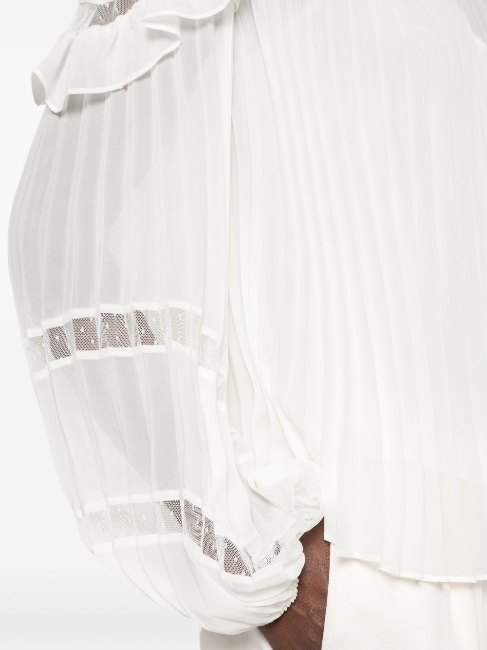 Pleated ruffled blouse 262TP2693 S2212100059 TWINSET 