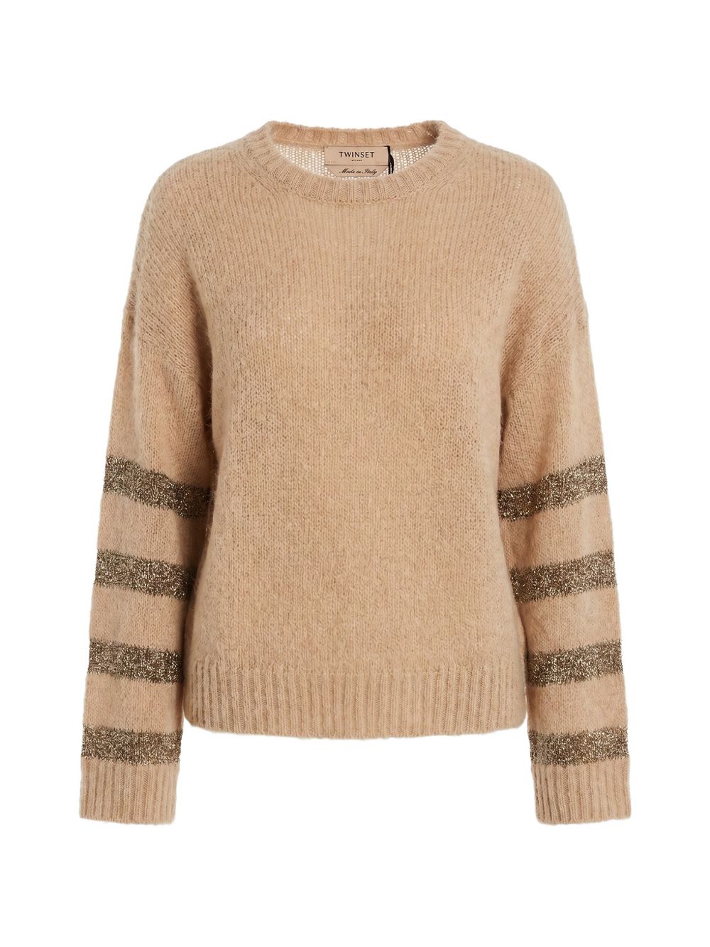 Alpaca blend striped jumper 262TP3530 S2219013825 TWINSET 
