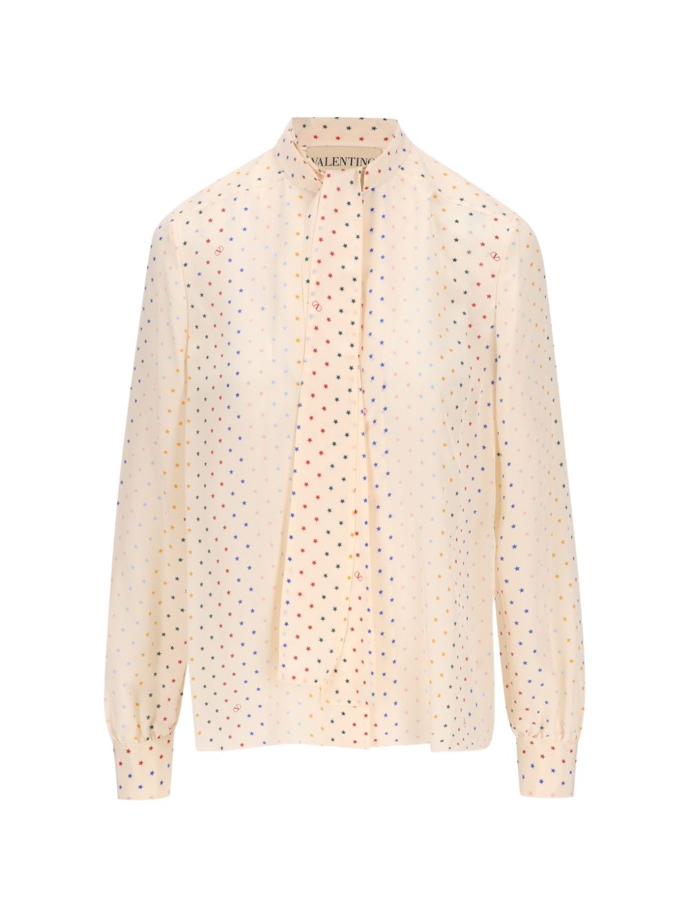 All-Over Star Printed Shirt 9B3AB8L6ABT CVT VALENTINO GARAVANI 