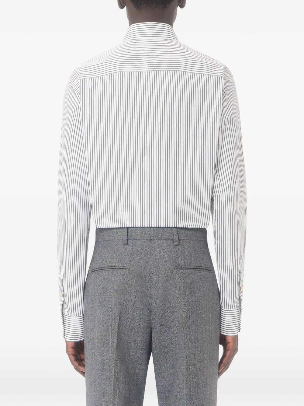 VLOGO Embroidered Striped Shirt 9V3ABS81BMR 0AZ VALENTINO GARAVANI 