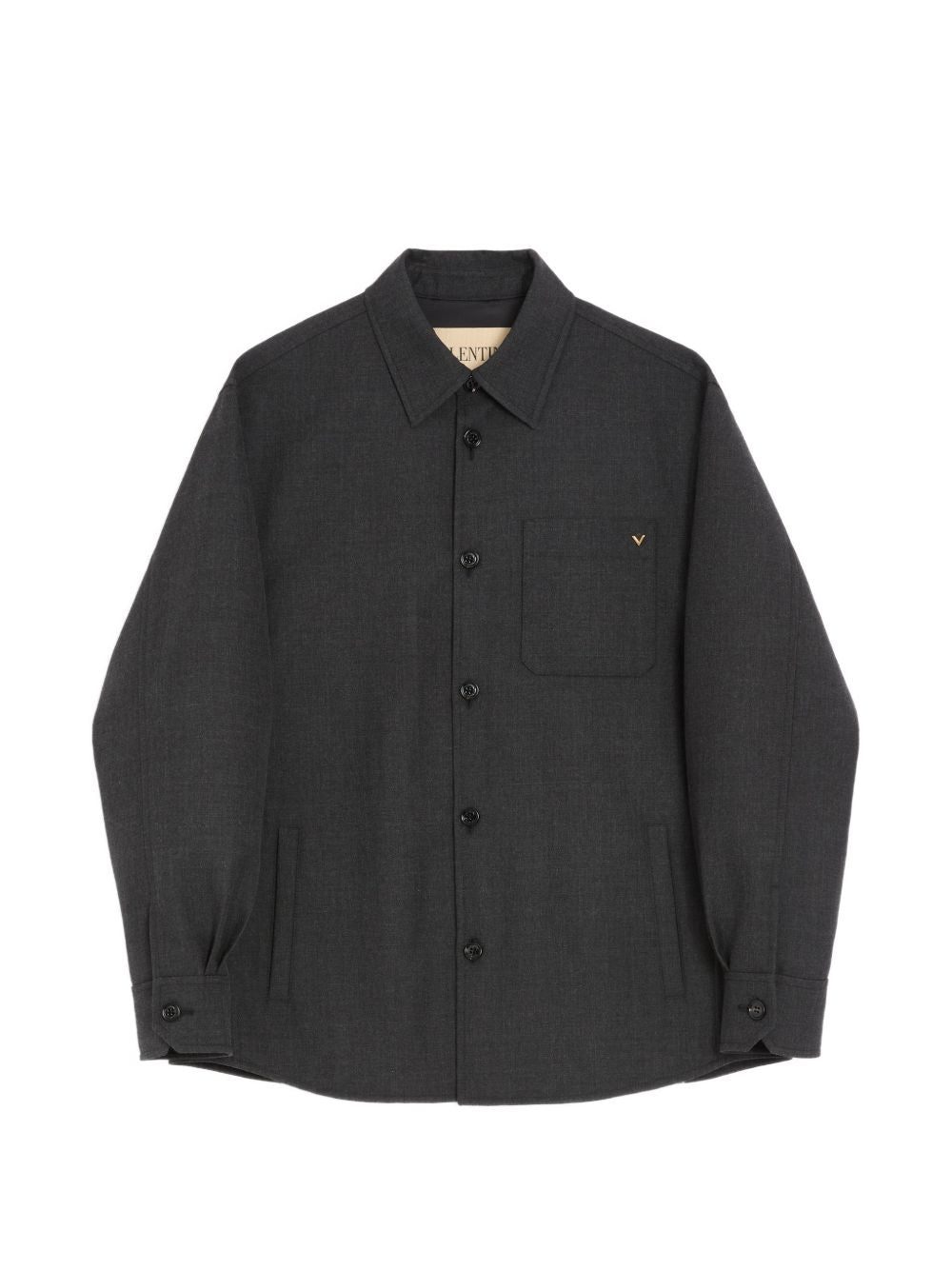 Shirt Jacket In Nylon Gabardine With Vgold 9V3CIO01AWA Z2G VALENTINO GARAVANI 