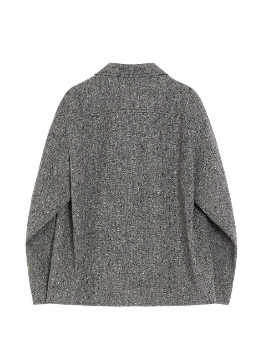 Shirt Jacket In Boutonné Wool With Vgold 9V3CIR37BJU H6M VALENTINO GARAVANI 